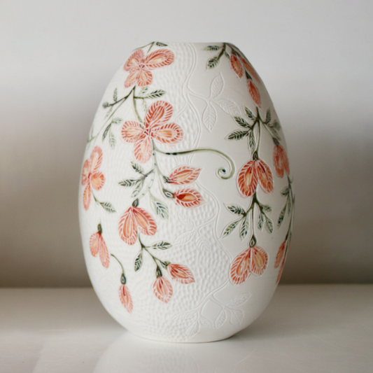 Egg and Bacon Flower Vase