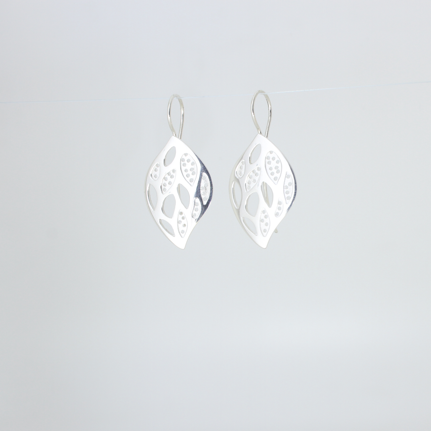 Lace Leaf Earrings