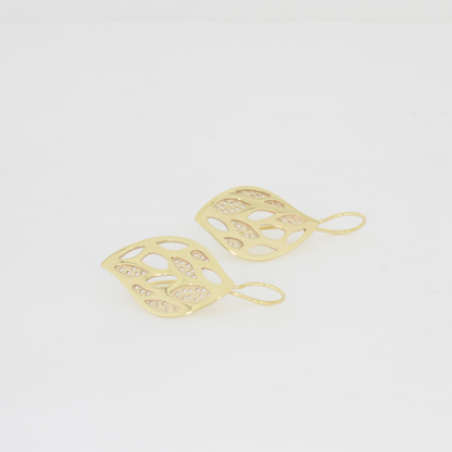 Lace Leaf Earrings