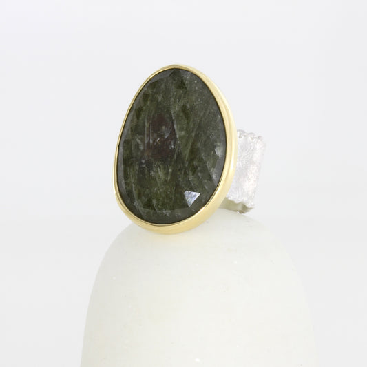 Green Sapphire Ring