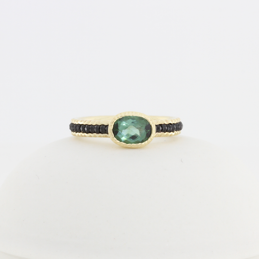 Green Tourmaline Ring