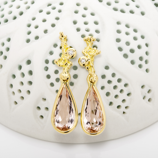 Morganite Earrings