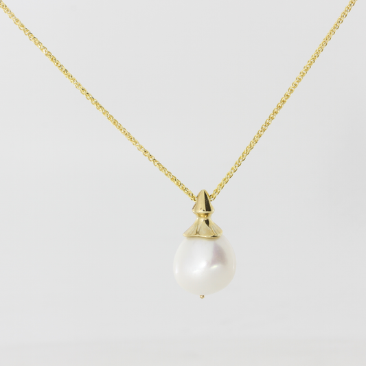 Art Deco Freshwater Pearl Pendant