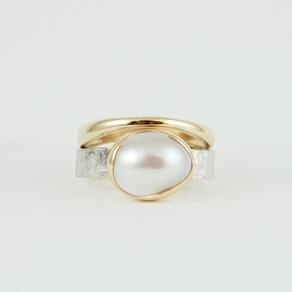 South Sea Mabe Pearl Ring