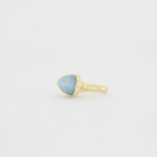 Oval Aquamarine Ring