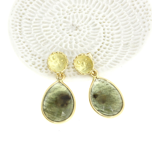 Green Sapphire Earrings