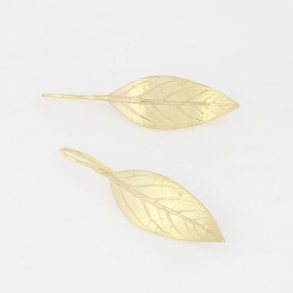 Payet avocado leaf earrings